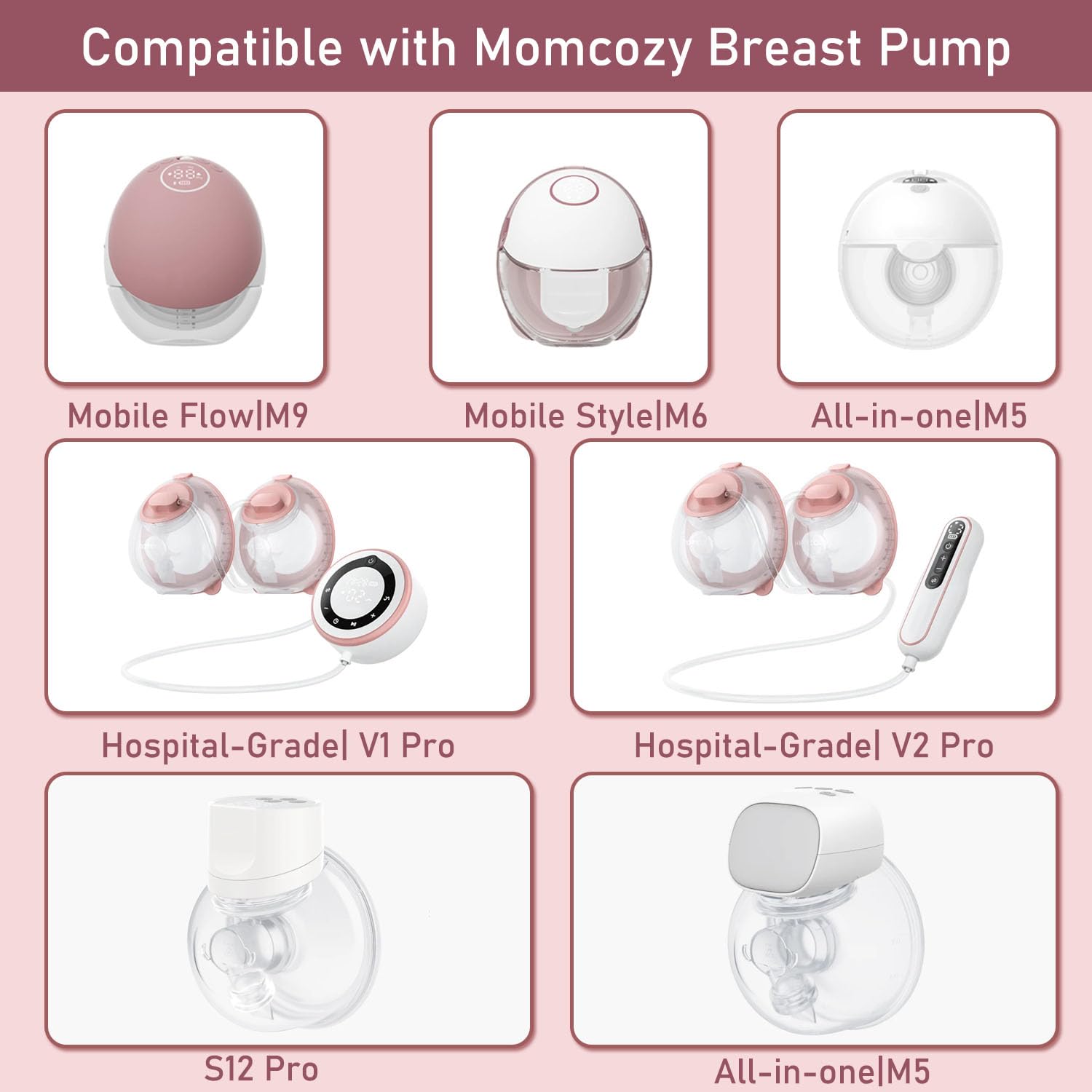 Amazon.com : 4pcs Flange Inserts 13mm Compatible with Momcozy M9
